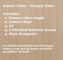 Twinkle House - Sewa Kost - Harian, Mingguan, Bulanan, dan Tahunan - Picture Gallery - Description